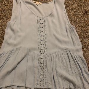 Cute light blue tank top